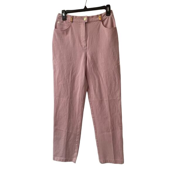St. John Sport Essentials Light Pink Straight Leg Pants/Jeans P - Picture 1 of 11
